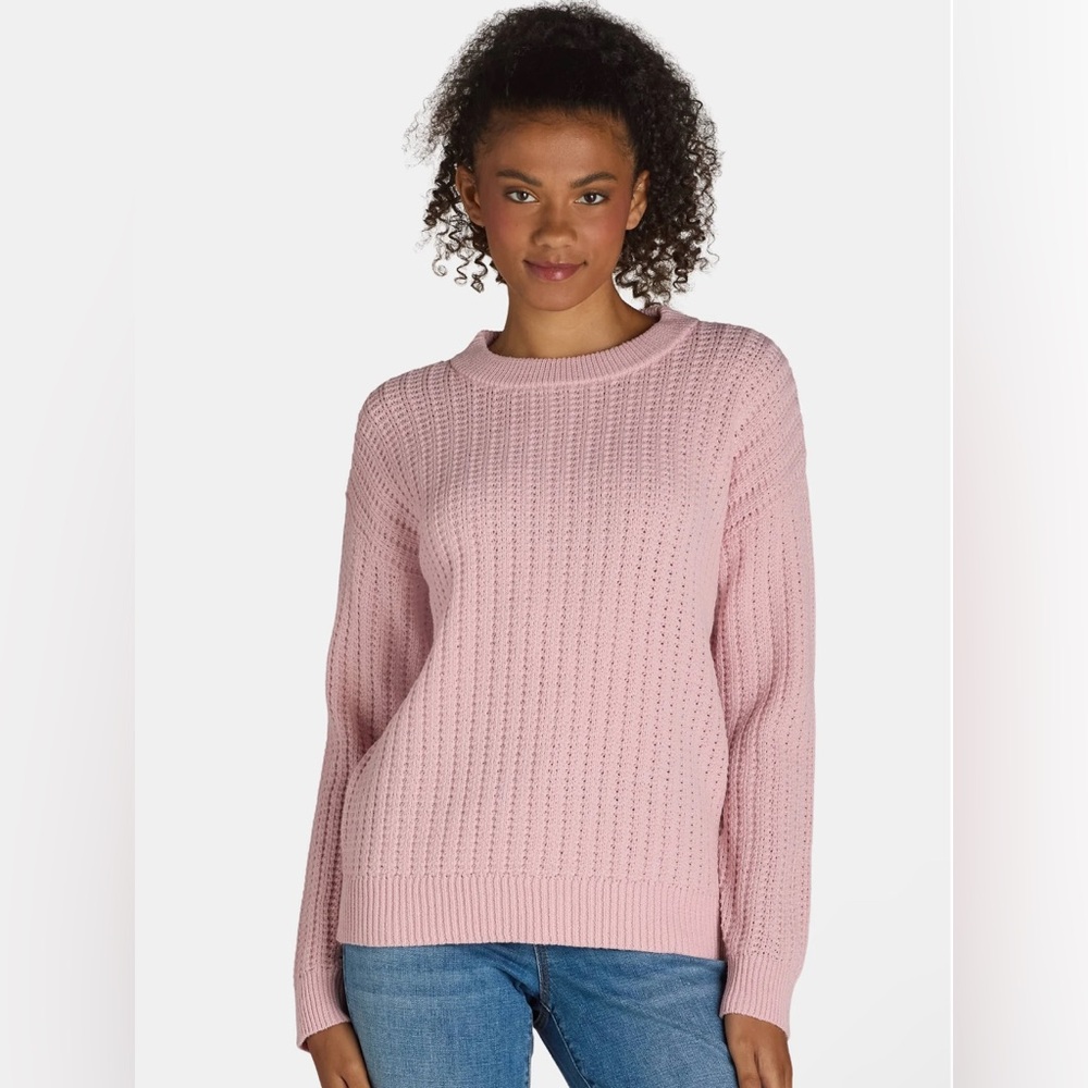 NWT Women's Textured Knit Crew Neck Sweater size: XXXL (22)